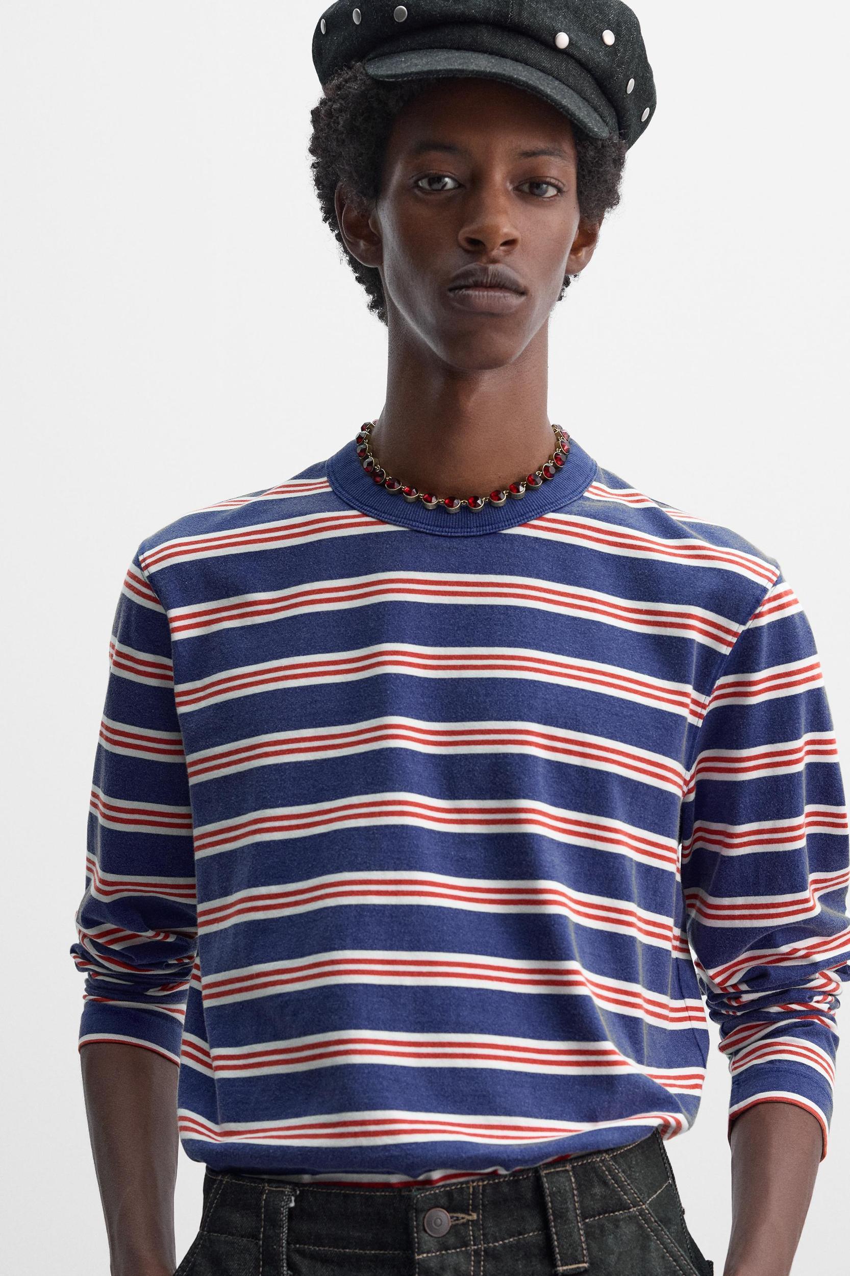 STRIPED T-SHIRT X HARRY LAMBERT Product Image