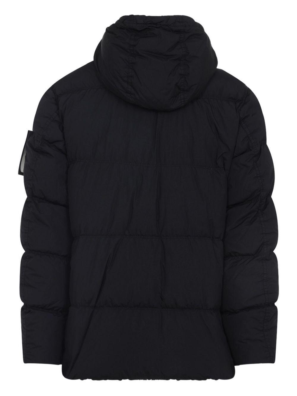 compass-appliqué padded jacket Product Image