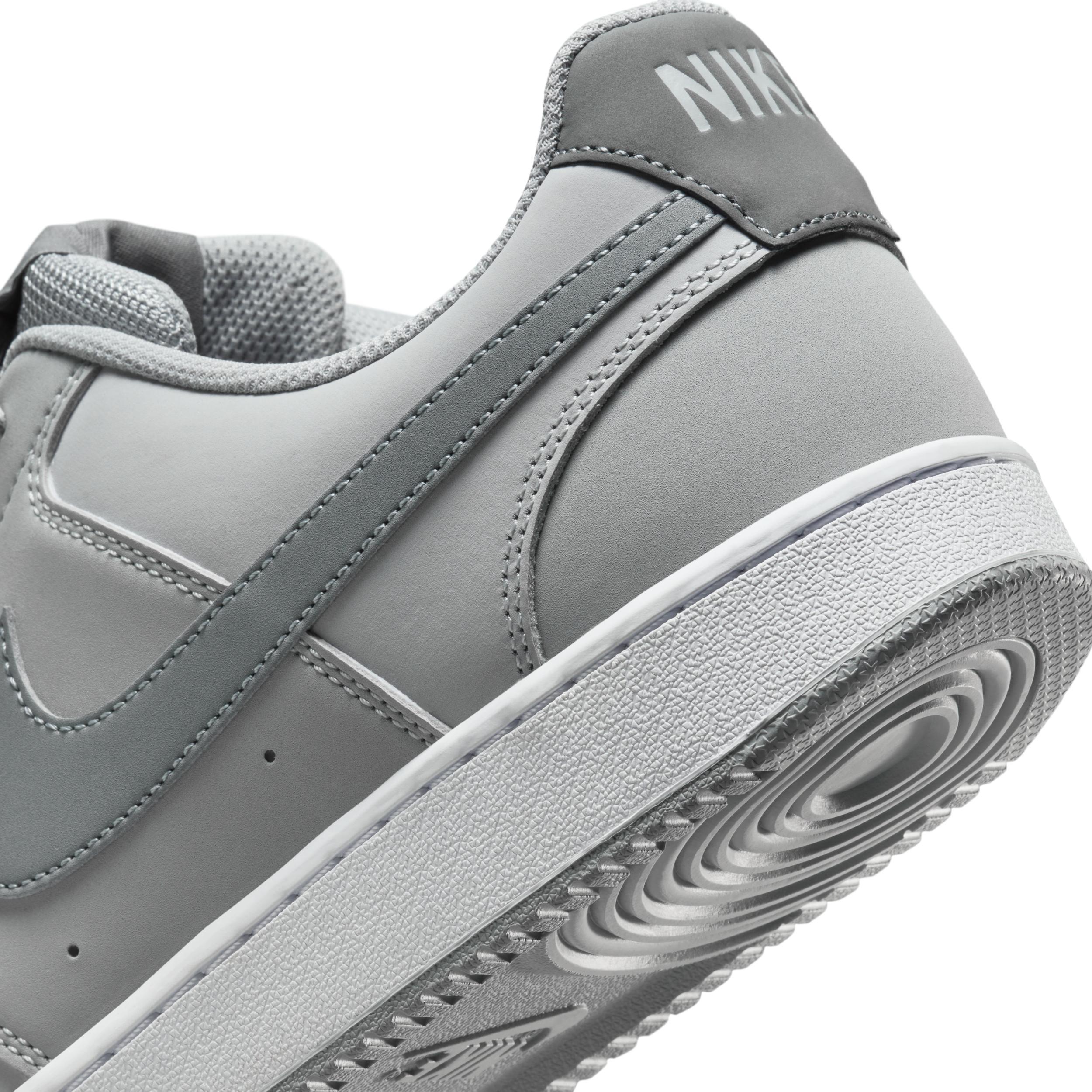 Nike Court Vision Low Mens Shoes Grey Gray White Product Image