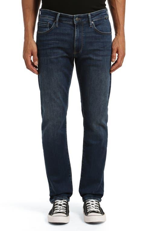 Mavi Jeans Zach Straight Leg in Dark Brushed Athletic (Dark Brushed Athletic) Men's Jeans Product Image