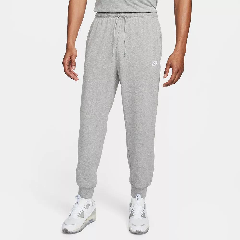 Men's Nike Club Knit Joggers, Size: Large, Dark Gray Grey Product Image