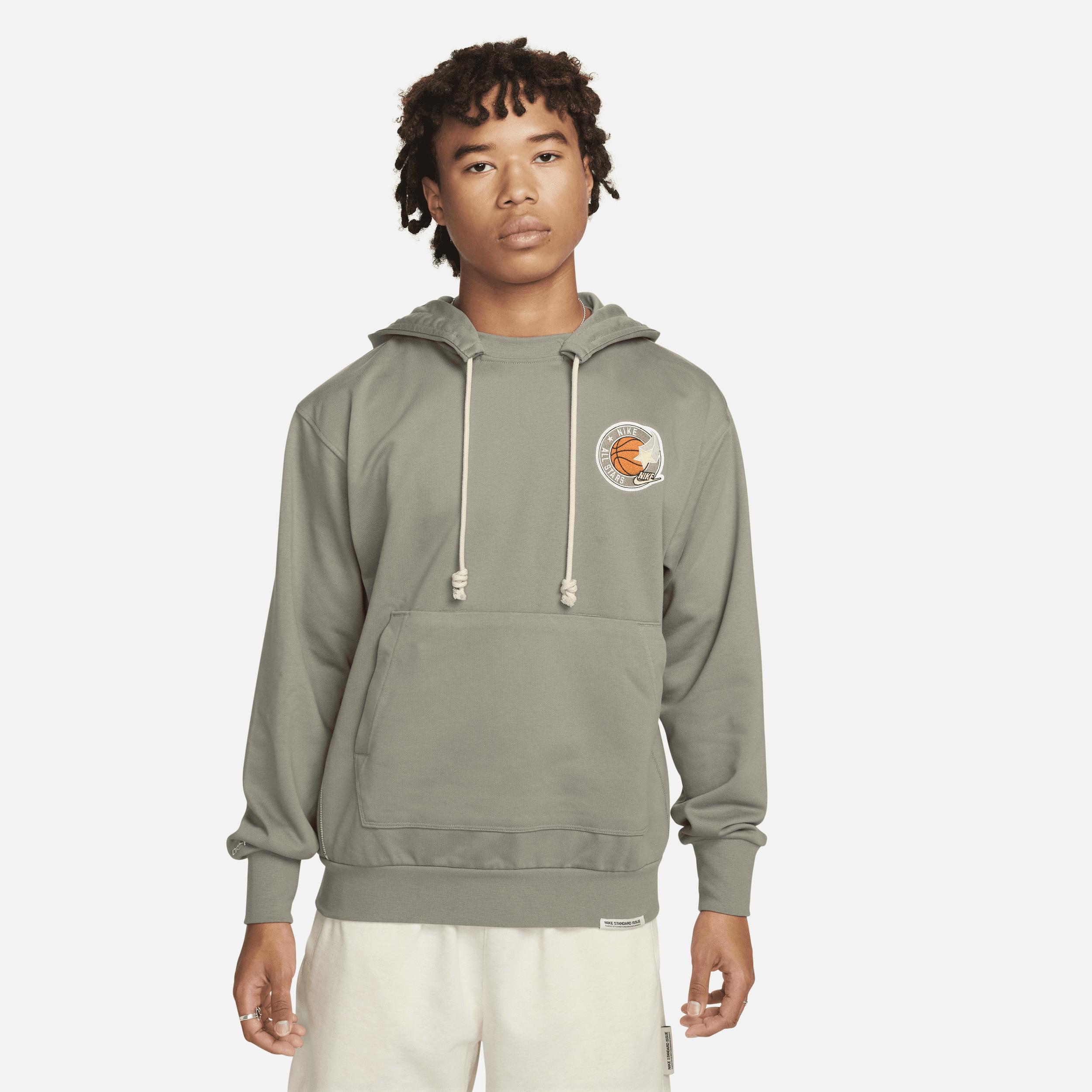 Nike Standard Issue Men's Dri-FIT French Terry Pullover Basketball Hoodie Product Image