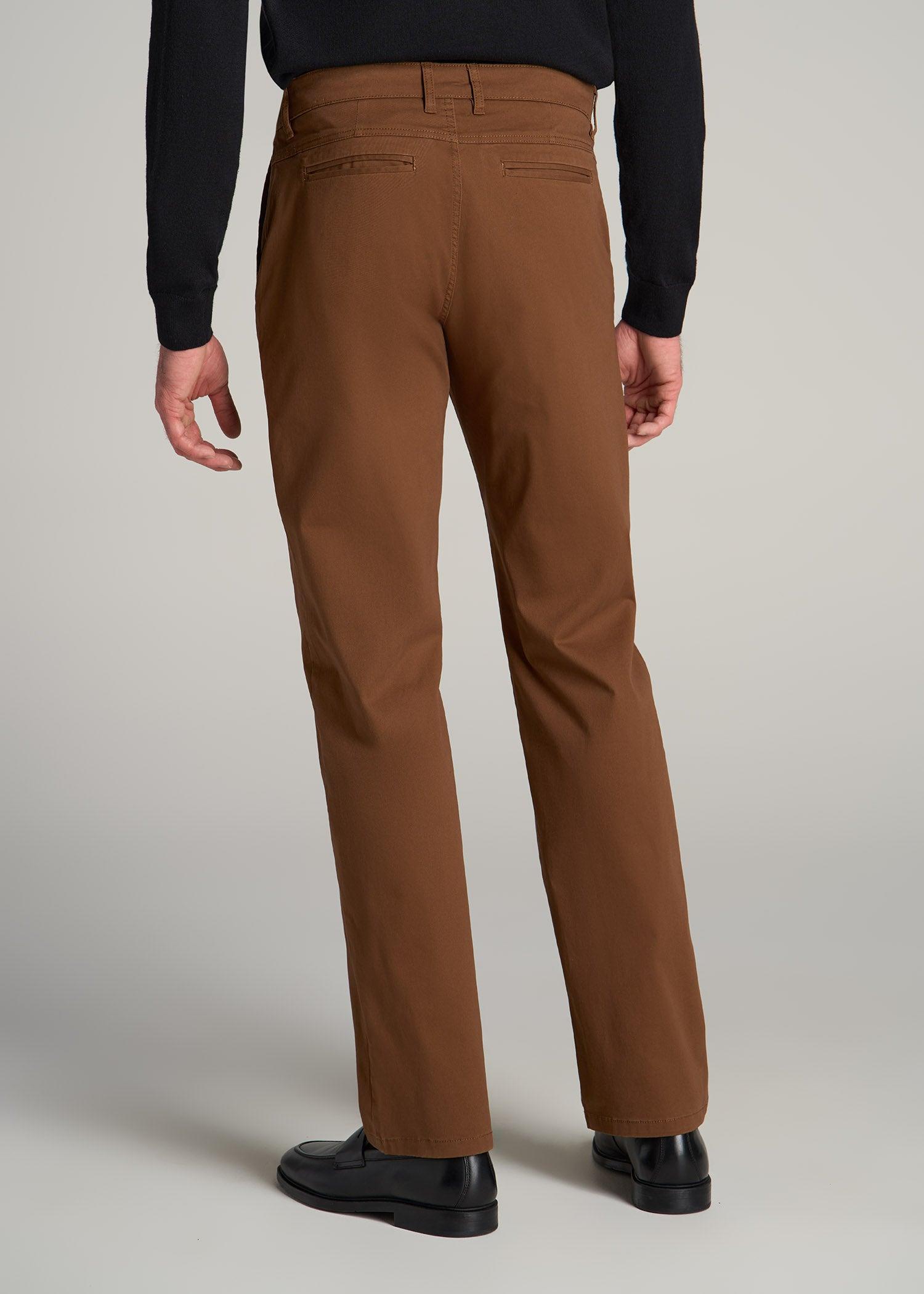 Mason RELAXED Chinos for Tall Men in Chocolate Product Image