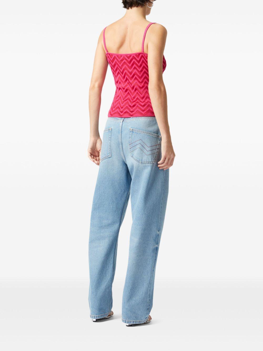 zigzag-woven vest Product Image
