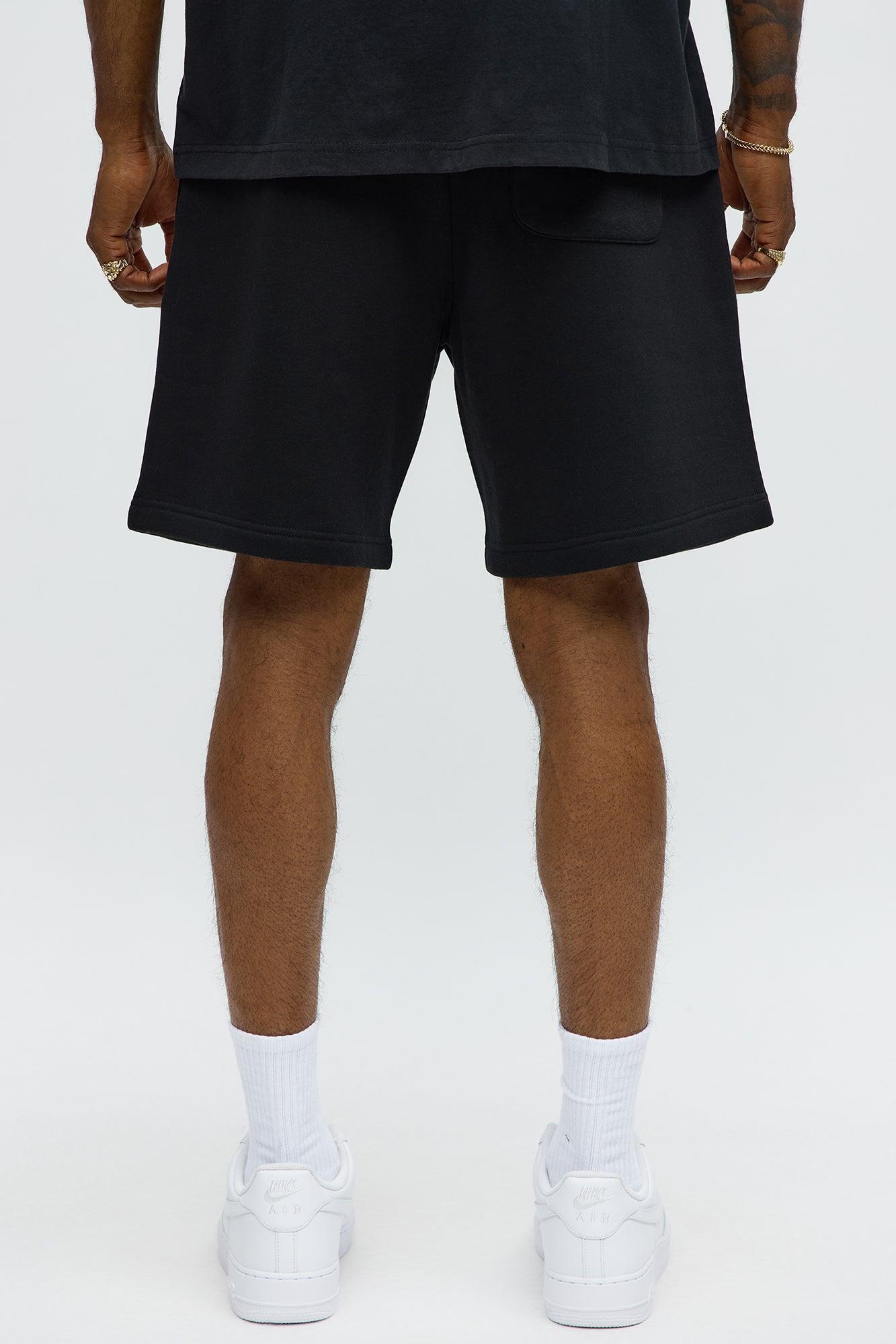 Tyson Relaxed Careless Shorts - Black Product Image