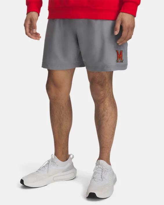 UA Woven Collegiate Graphic Mens Shorts Product Image