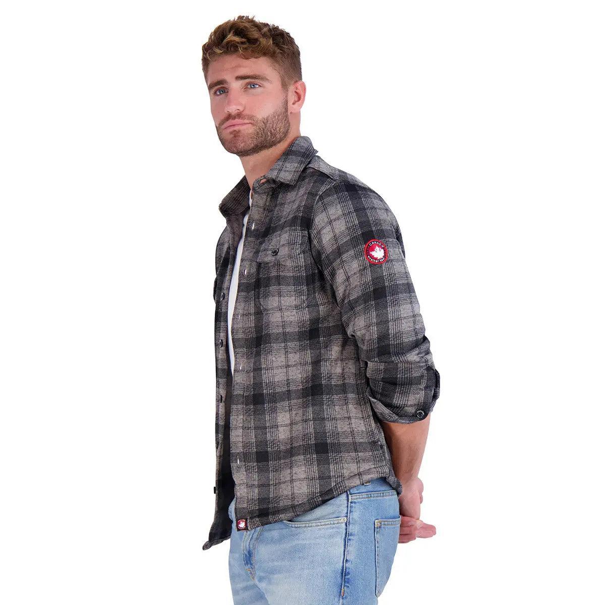 Canada Weather Gear Men's Plaid Shirt Jacket Product Image