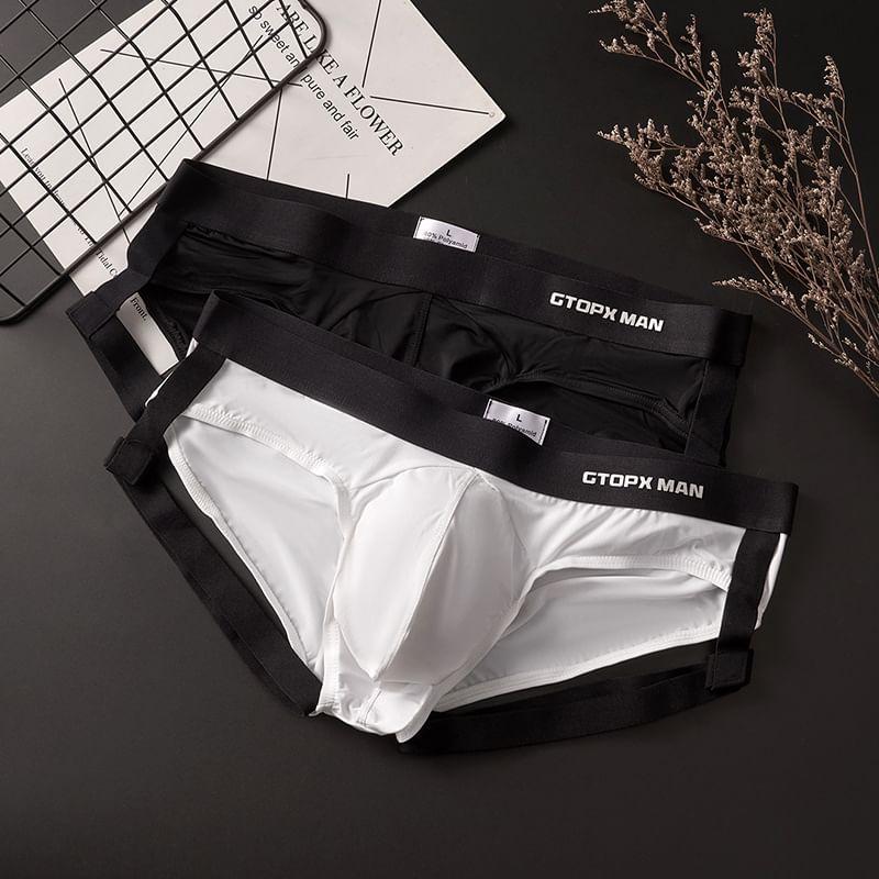 Plain Cut Out Briefs Product Image