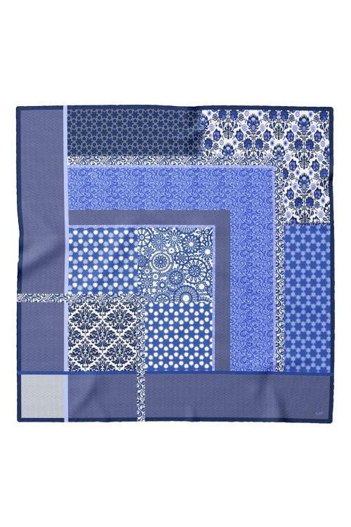 Elizabetta Dafne - Large Silk Scarf for Women in Blue at Nordstrom Product Image