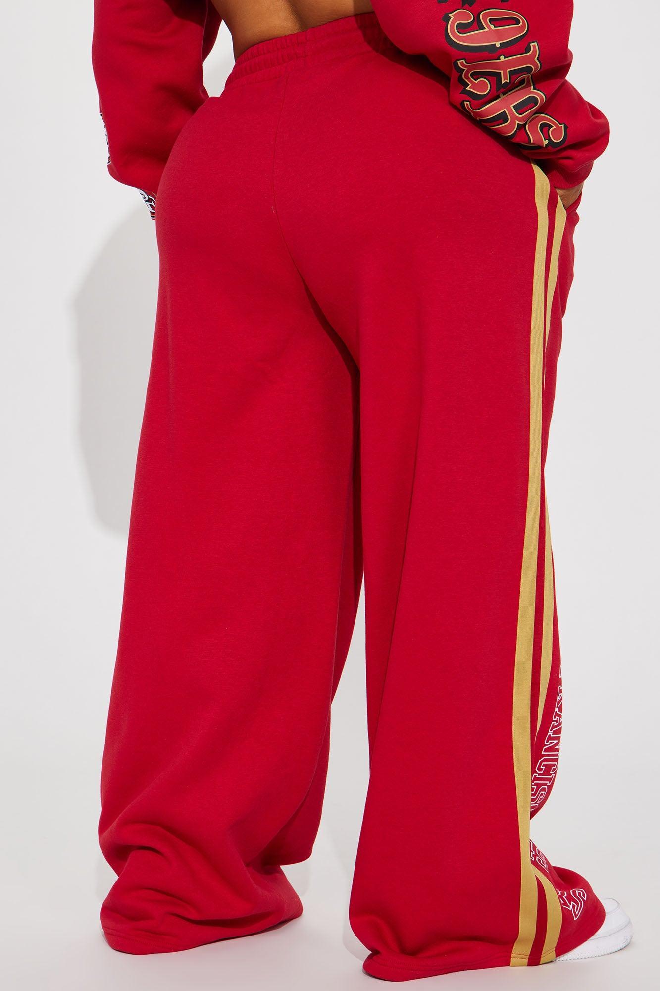 49ers Second Half Come-Back Wide Leg Pant - Red Female Product Image
