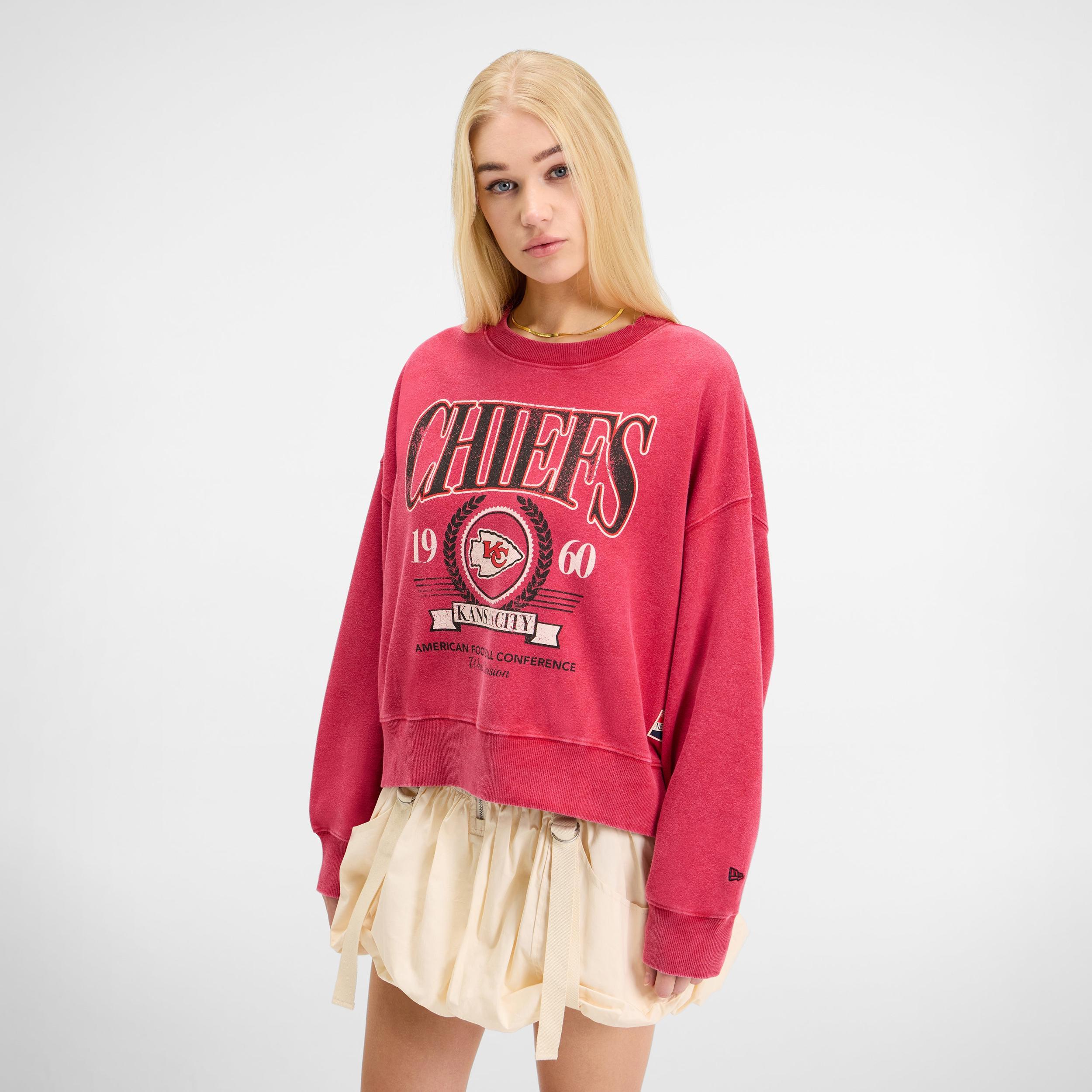 New York Rangers Throwback Women's Crewneck Female Product Image
