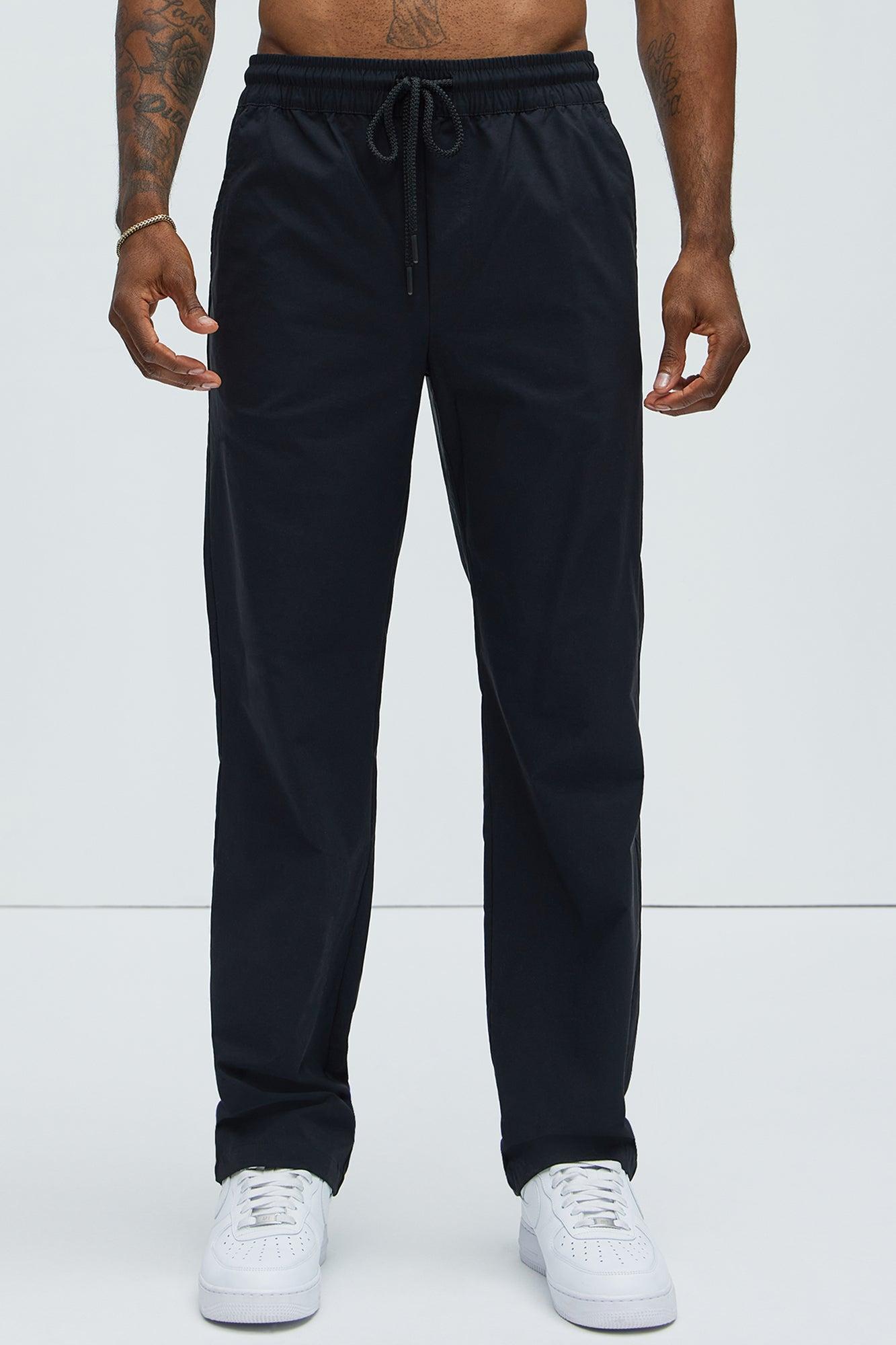 Clement Straight Tech Pants - Black Product Image