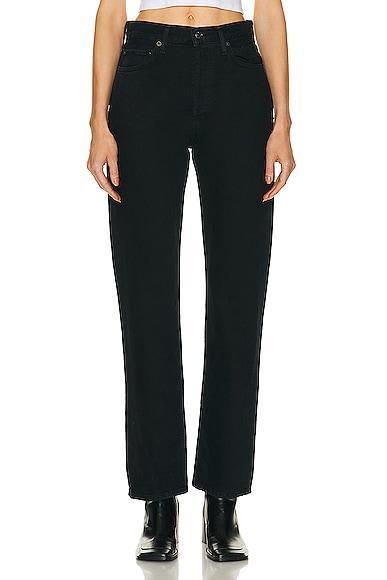 Agolde 90s Pinch Waist High Rise Straight Jeans in Crushed Product Image