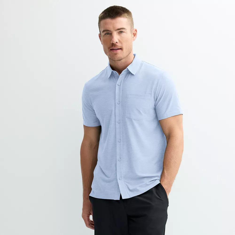 Mens FLX Wander Button Down Polo Product Image