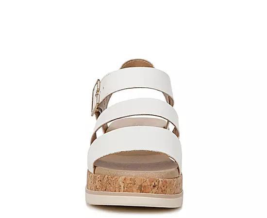 Dr. Scholl's Once Twice Women's Platform Sandals, Size: 7, Tawny Brown Product Image
