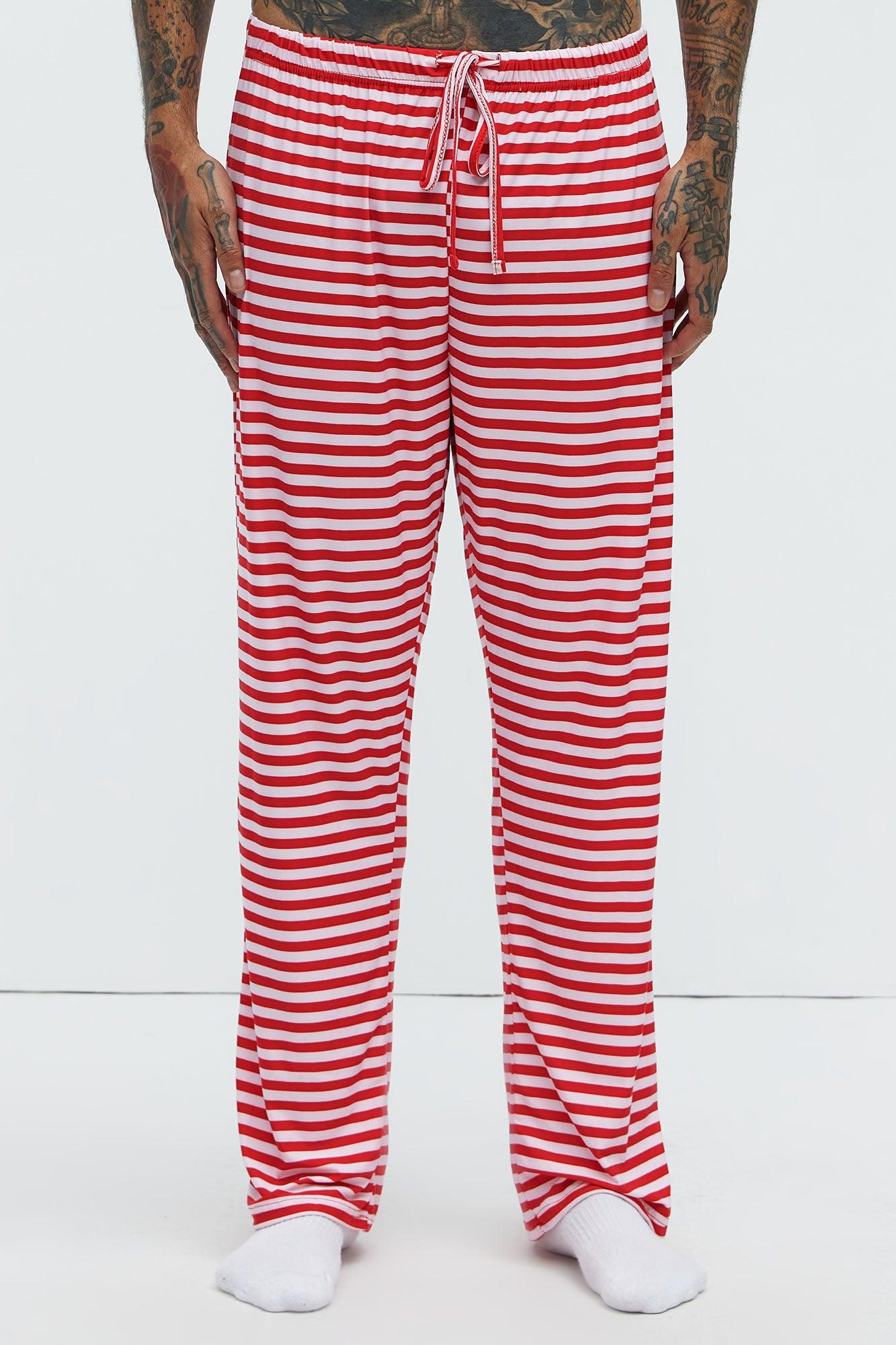 Be Merry Holiday PJ Set - Red/White Product Image
