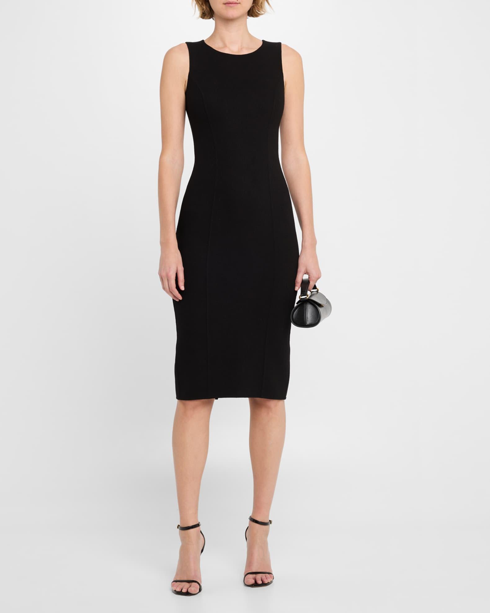 Sleeveless Sheath Wool-Blend Dress Product Image