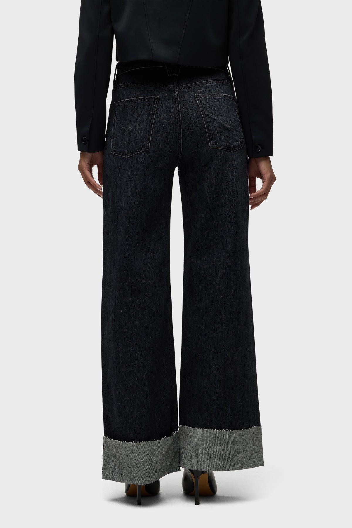 Jodie Wide Leg Petite Jean w/ Cuff Female Product Image