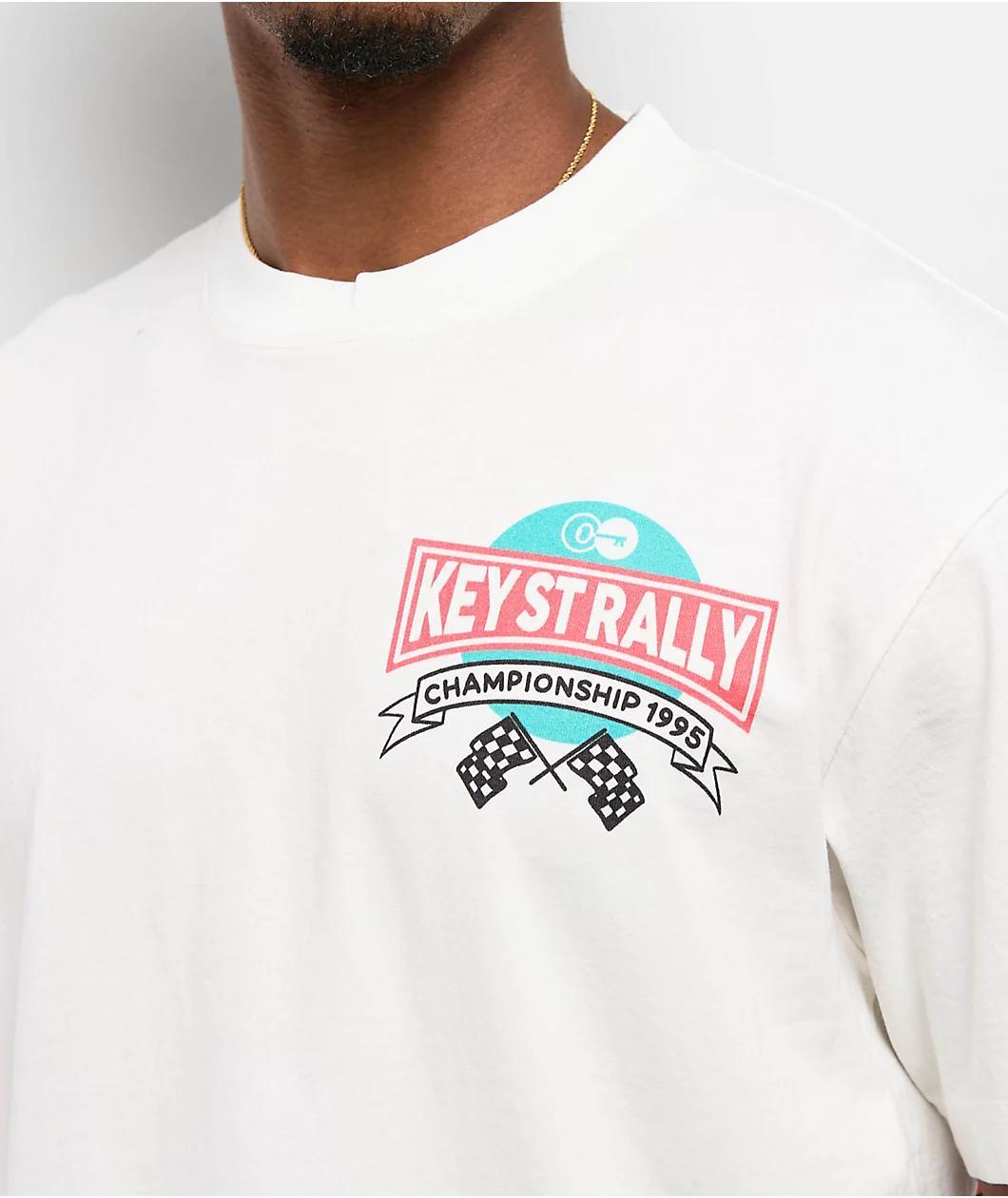 Key Street Arcade White T-Shirt Product Image