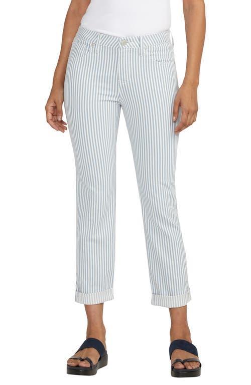 Jag Jeans Carter Girlfriend (Railroad Stripe) Women's Jeans Product Image