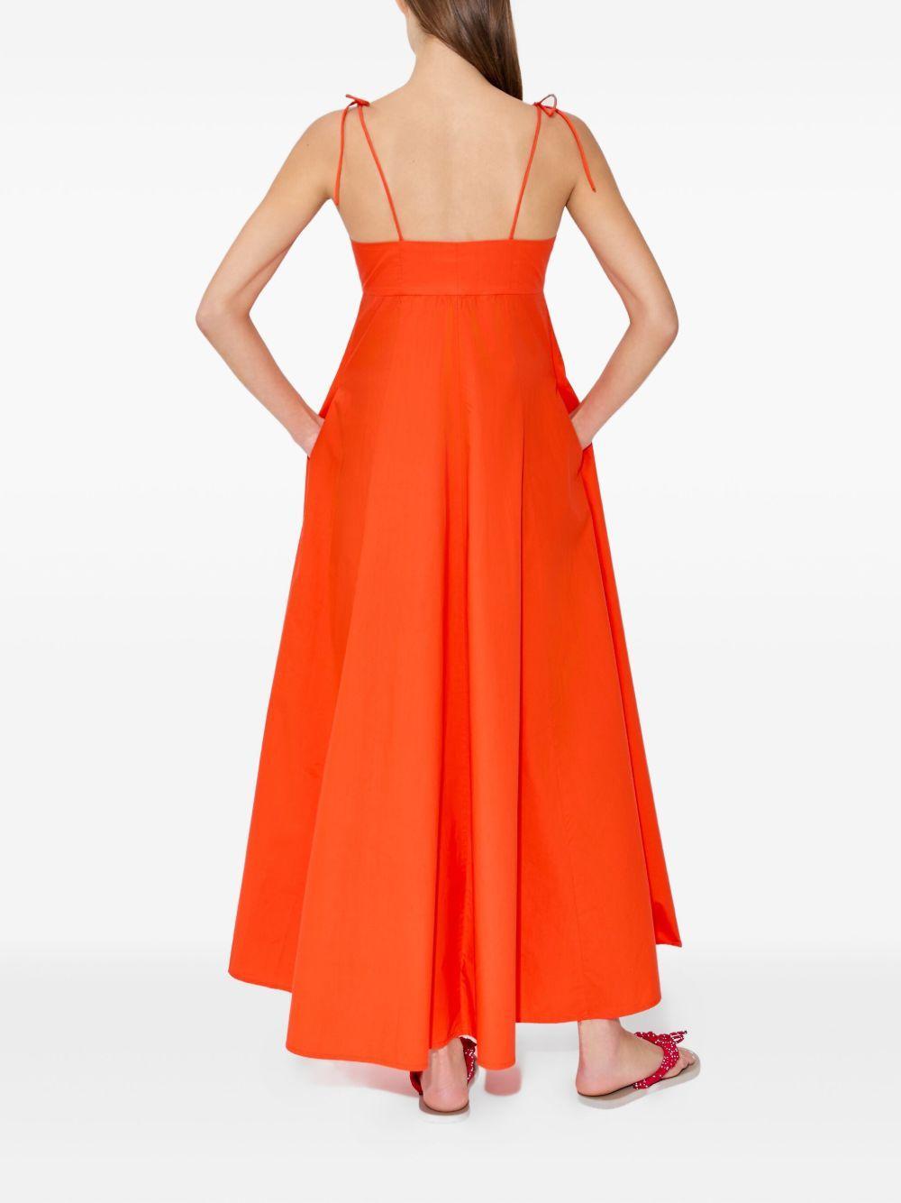 button-front tie-strap maxi dress Product Image