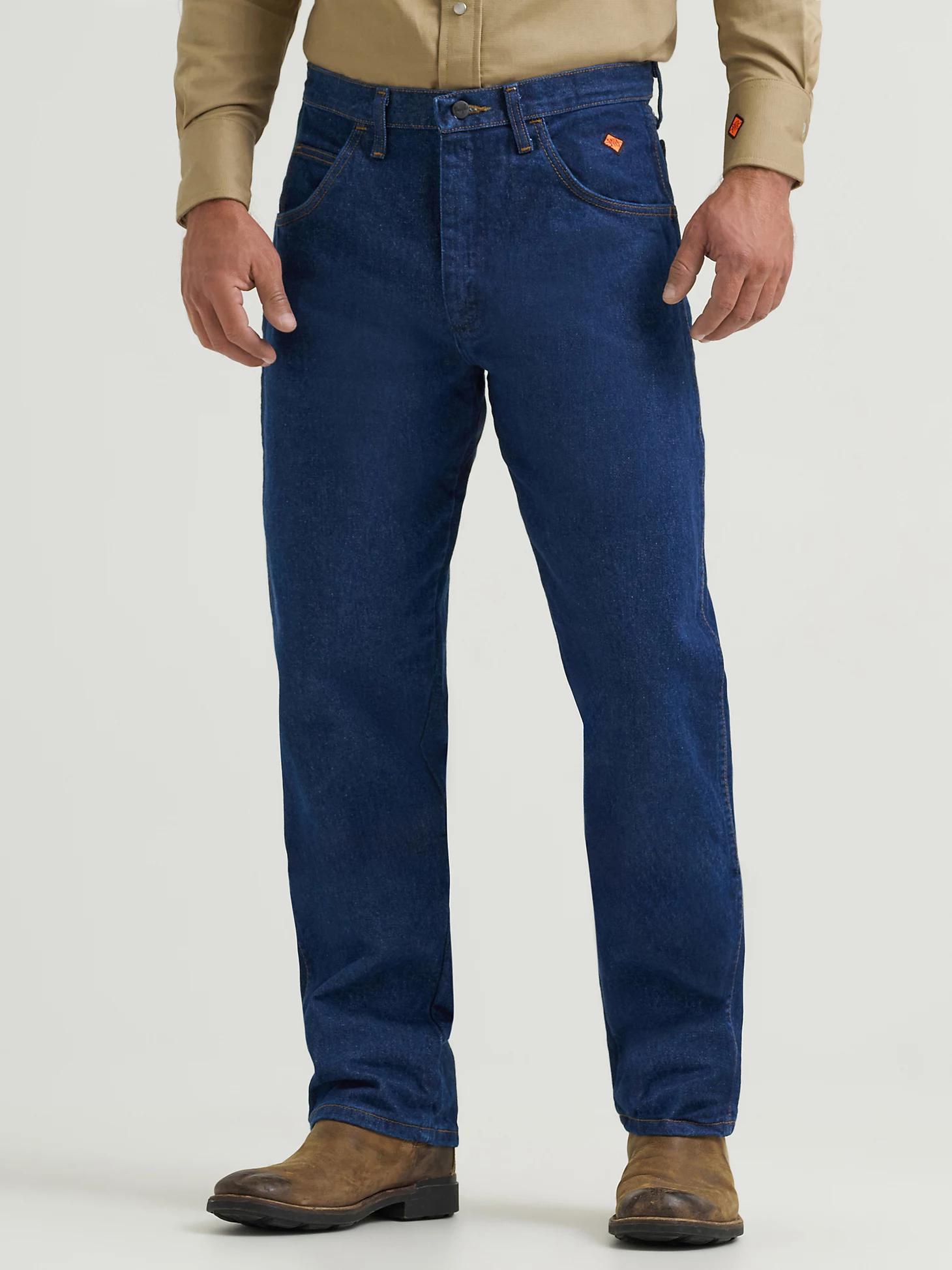 Wrangler® FR Flame-Resistant Relaxed Fit Jean | Men's JEANS | Wrangler® Product Image