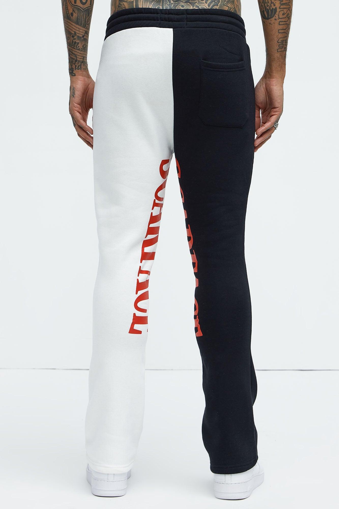Scarface Say Hello Sweatpants - White/Black Product Image