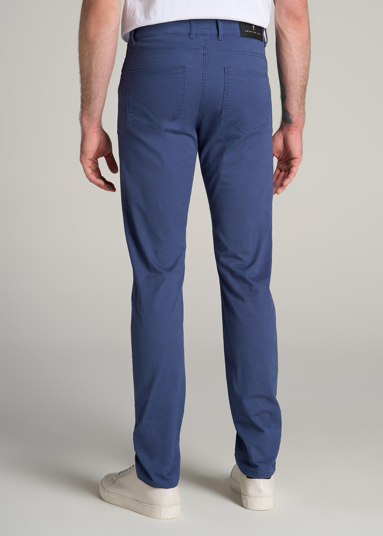 Dylan SLIM FIT Five-Pocket Pants For Tall Men in Fatigue Green Product Image