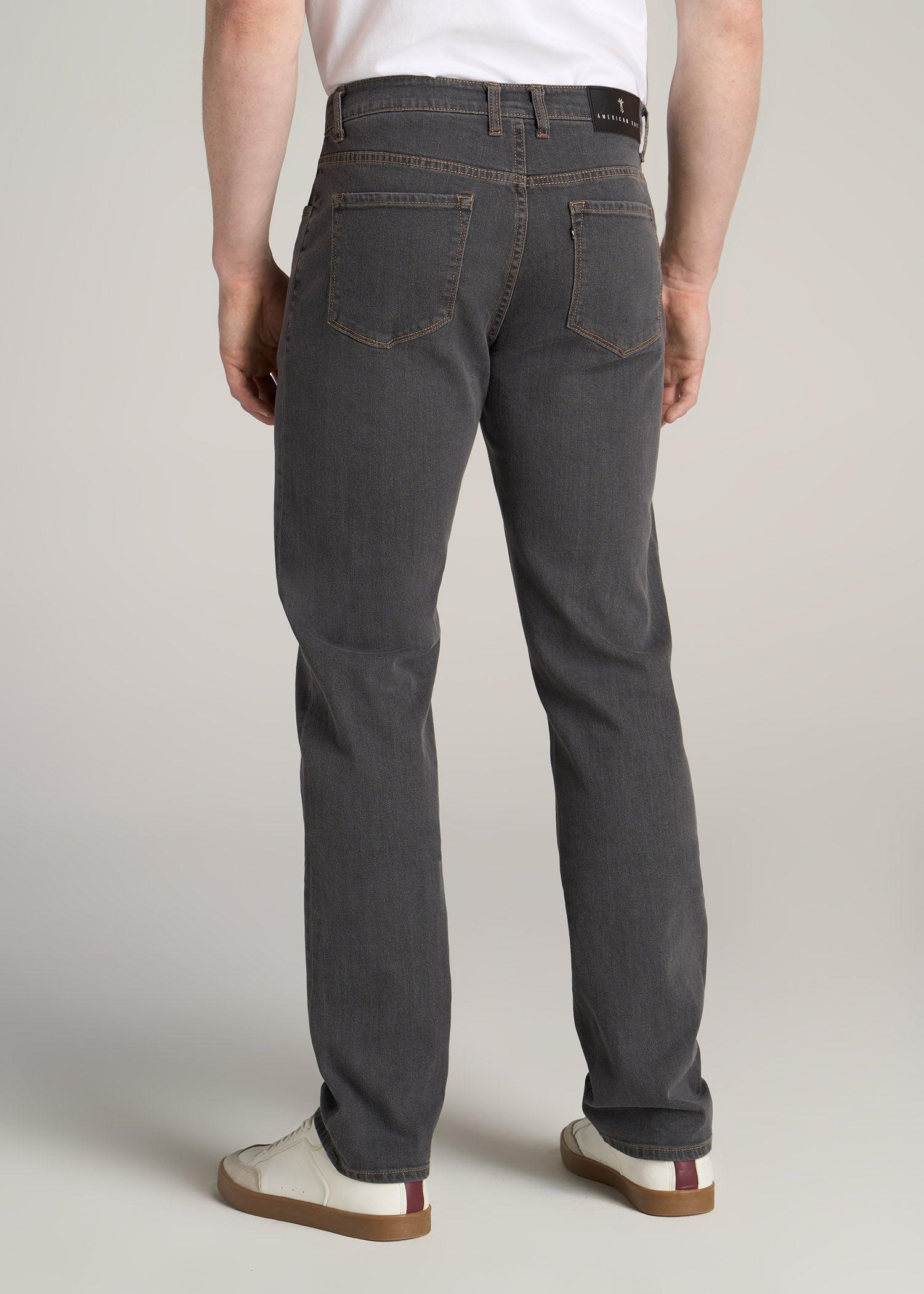 J1 STRAIGHT LEG Jeans for Tall Men in Grey Product Image