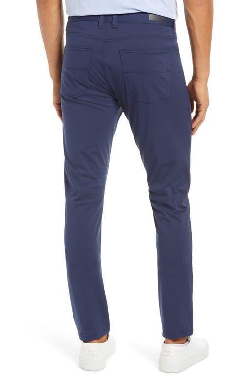 Rhone Commuter Men's Slim Fit Five Pocket Pants in Black at Nordstrom, Size 35 Product Image