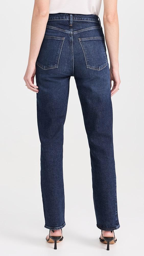 AGOLDE High Rise Stovepipe Jeans | Shopbop Product Image