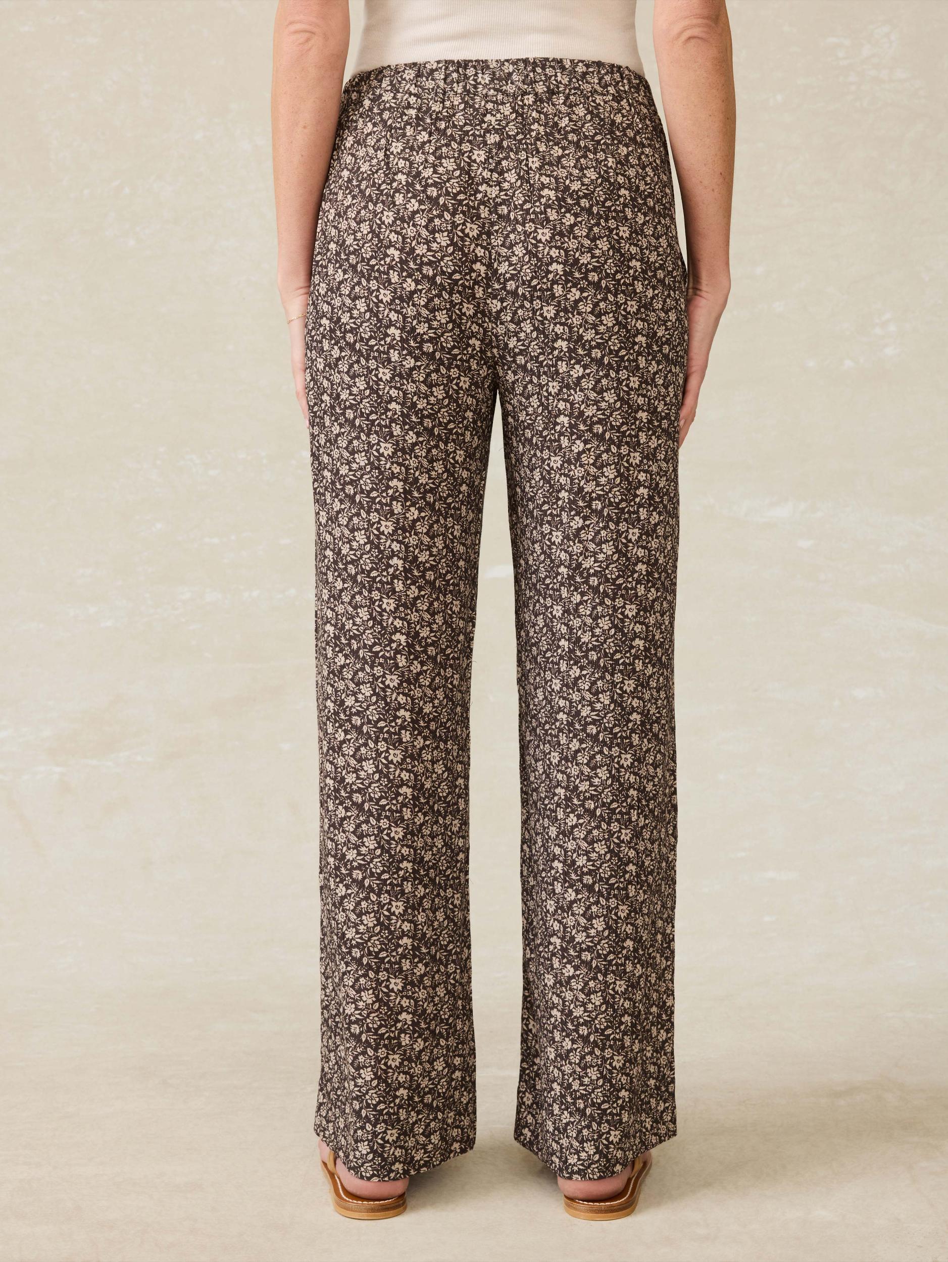 Cabana Pant - Charcoal Woodstock Floral Female Product Image