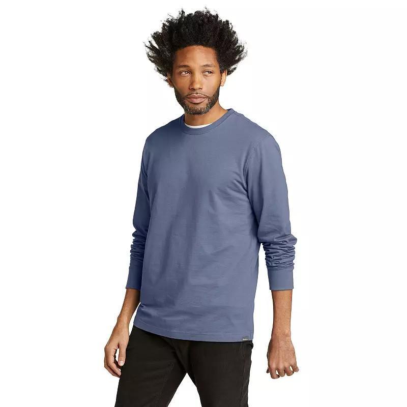 Men's Eddie Bauer Legend Wash Long Sleeve Classic Tee, Size: XL, Green Olive Product Image