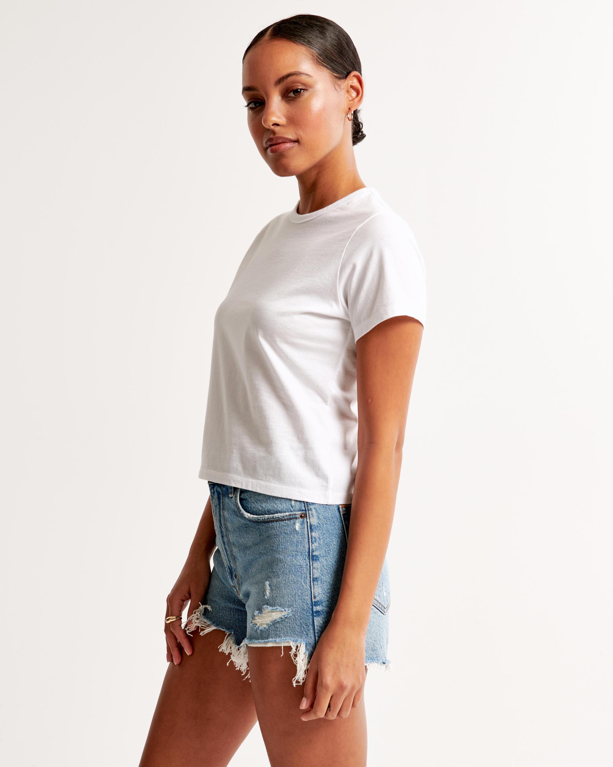 Essential Polished Body-Skimming Tee Product Image