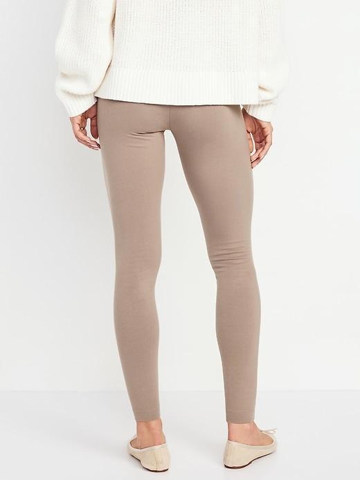 High-Waisted Jersey Leggings Product Image