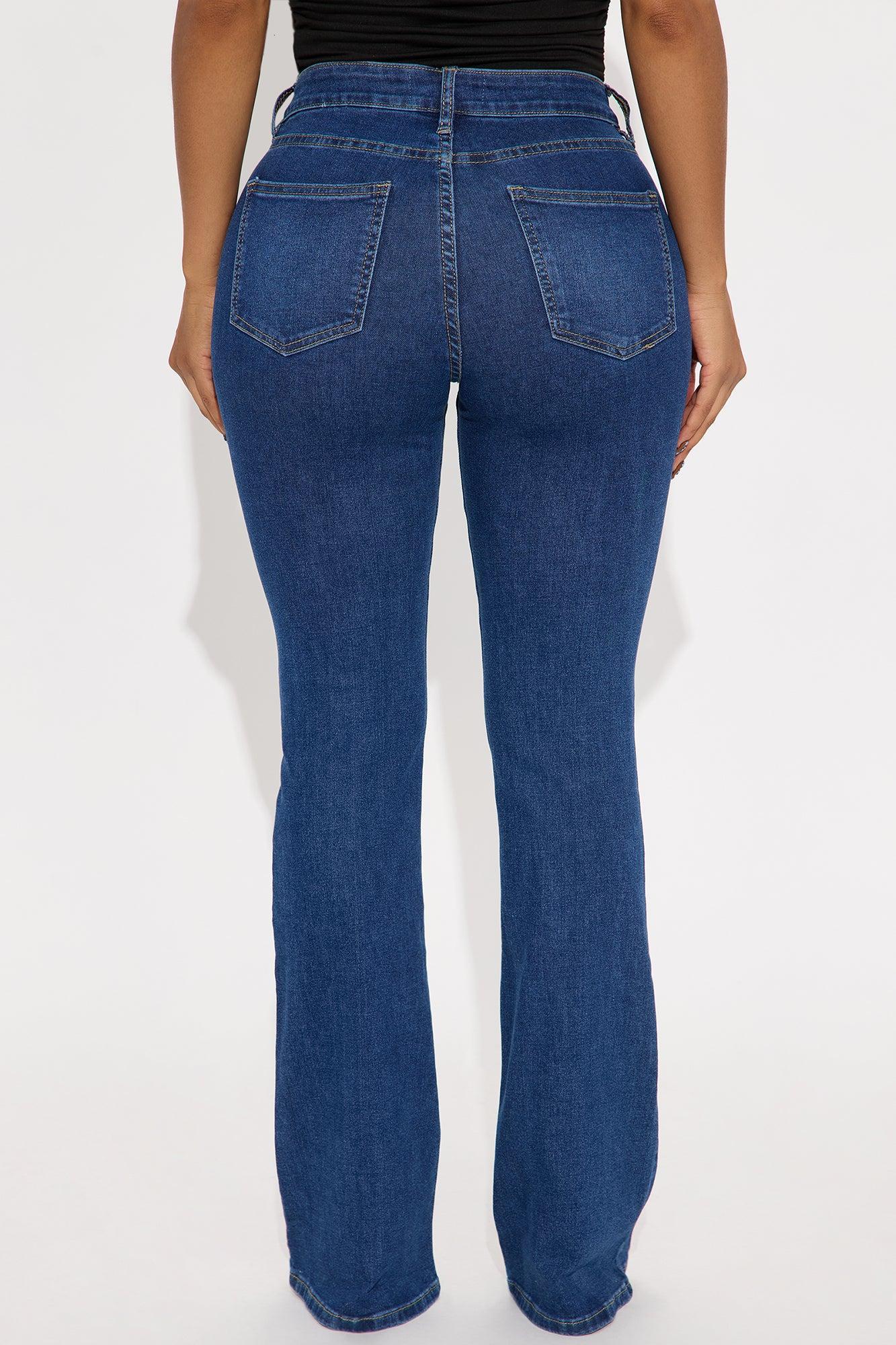 Best Ever Low Rise Flare Jeans - Dark Wash Product Image