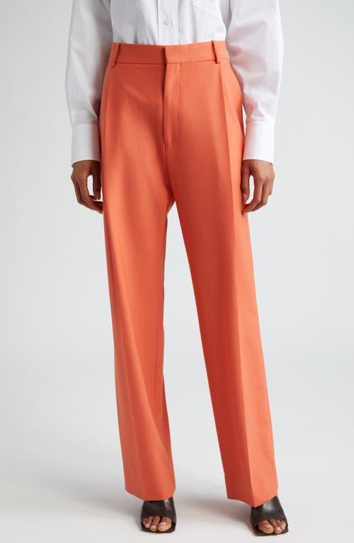Womens Straight-Leg Wool-Blend Trousers Product Image