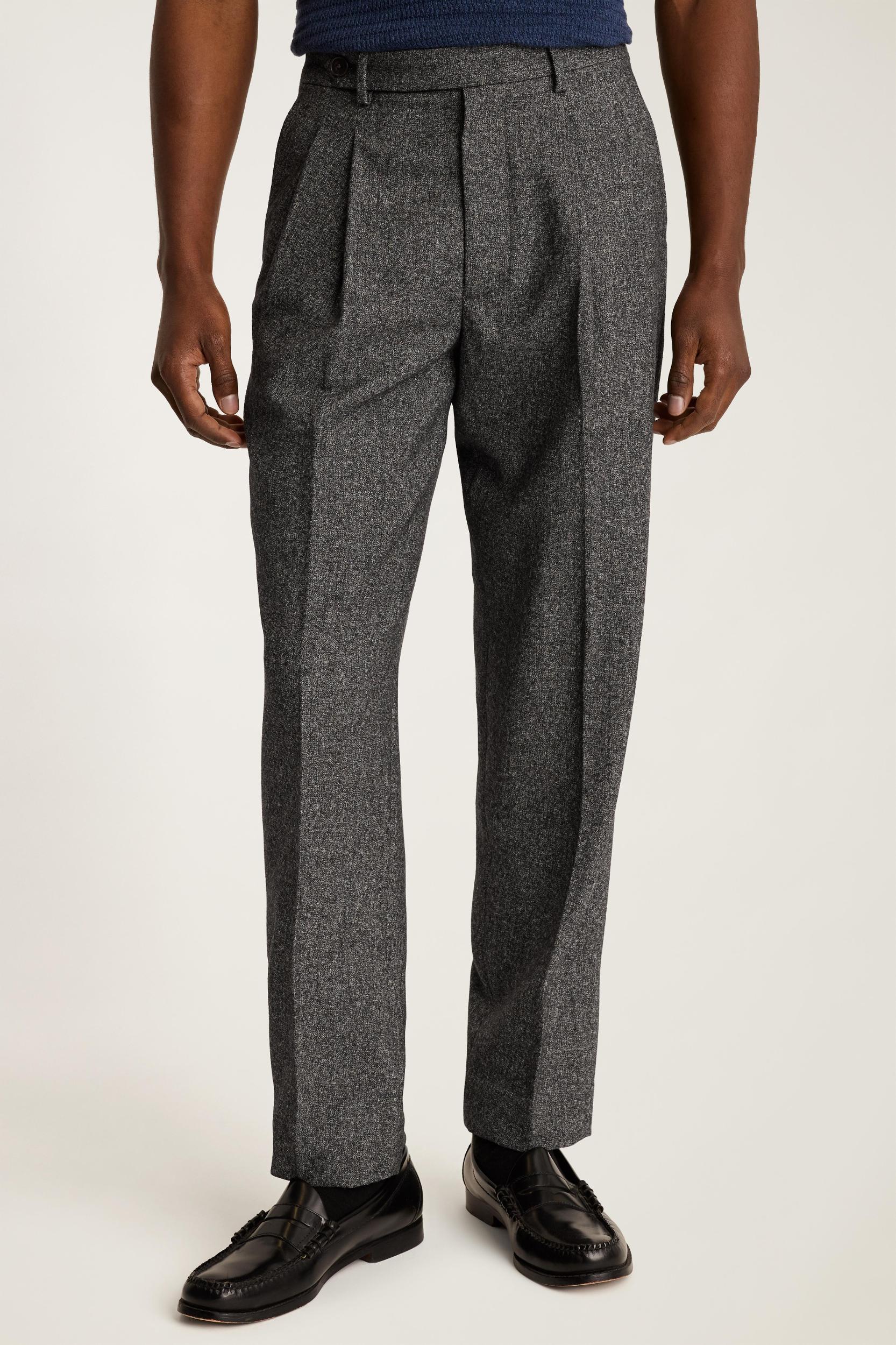 Pleated Wool Trouser Product Image
