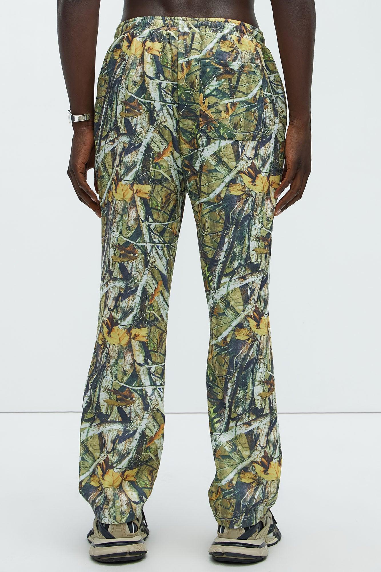 Deep Hills Camo Straight Sweatpants - Camouflage Product Image