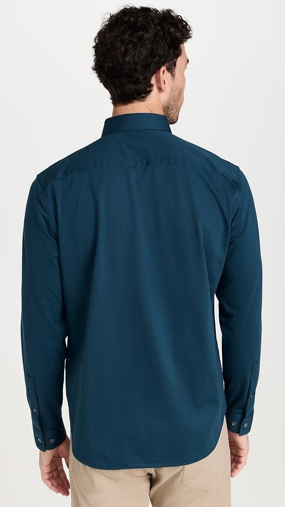 Theory Sylvain Shirt in Structure Knit | Shopbop Product Image