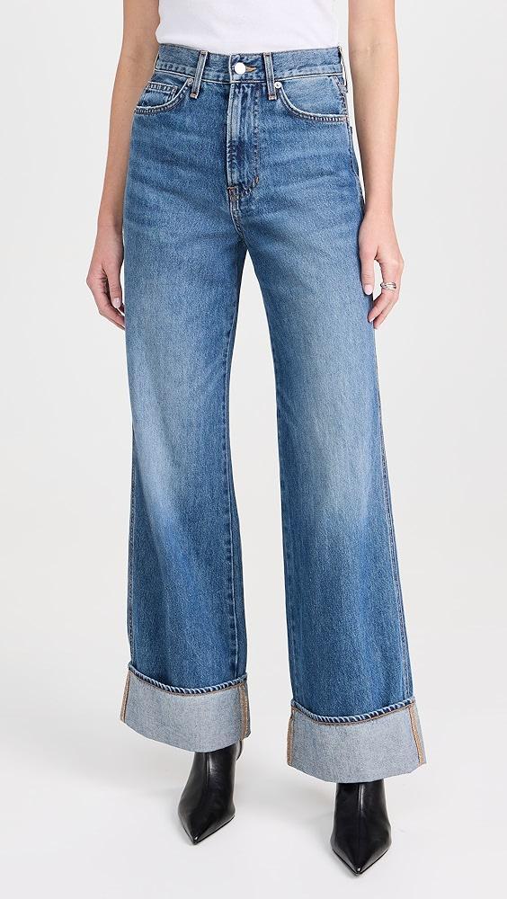 Veronica Beard Jean Taylor High Rise Wide Leg Jeans | Shopbop Product Image