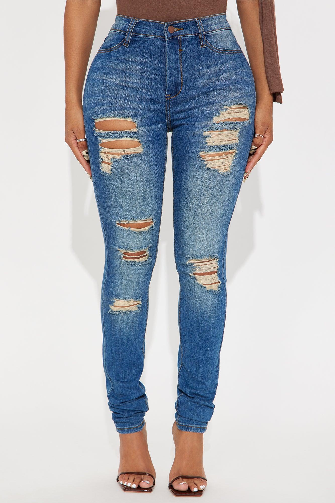 Tall Tough It Up Stretch Skinny Jeans - Dark Wash Product Image