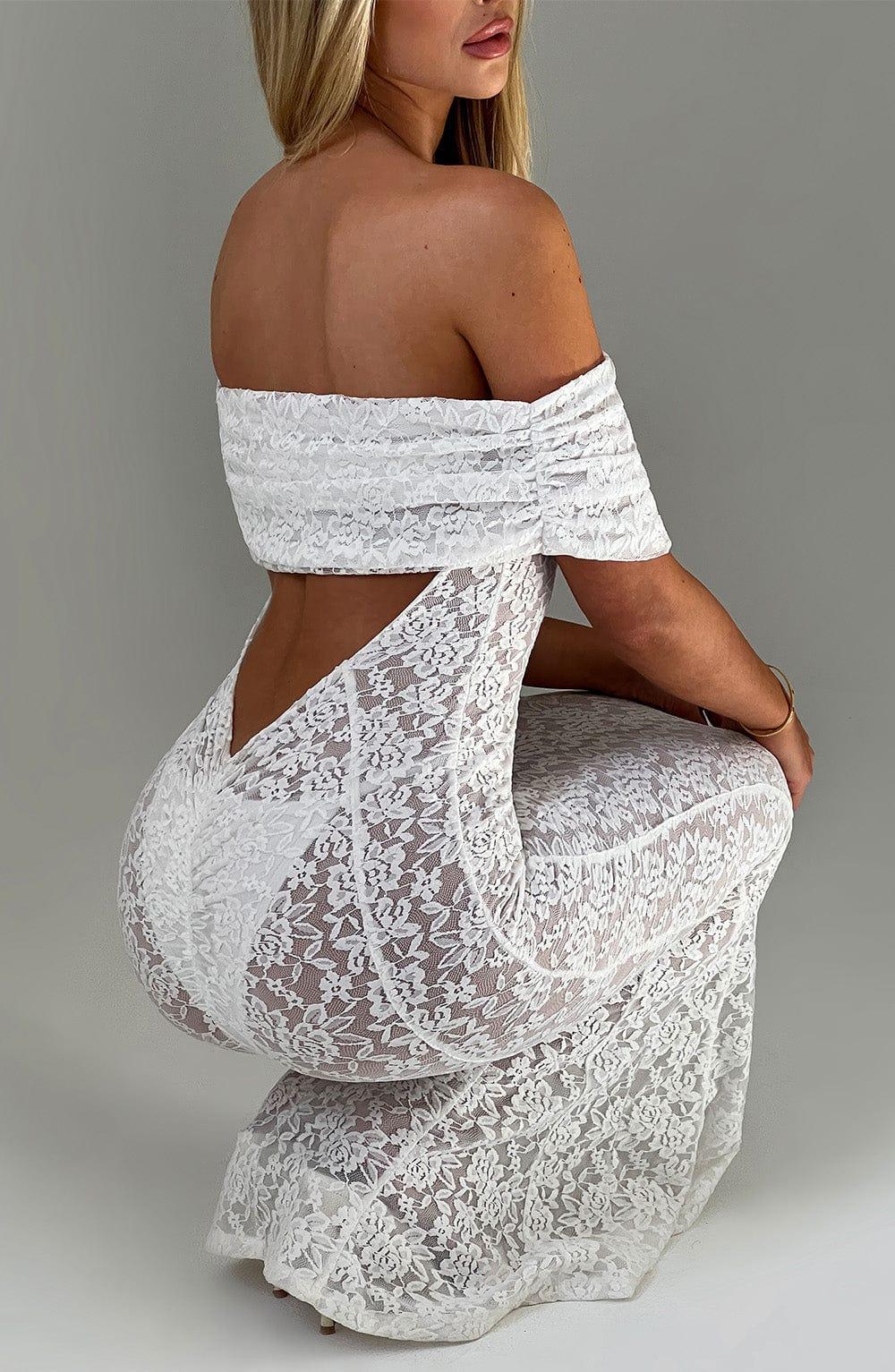 Stephanie Maxi Dress - Ivory Product Image