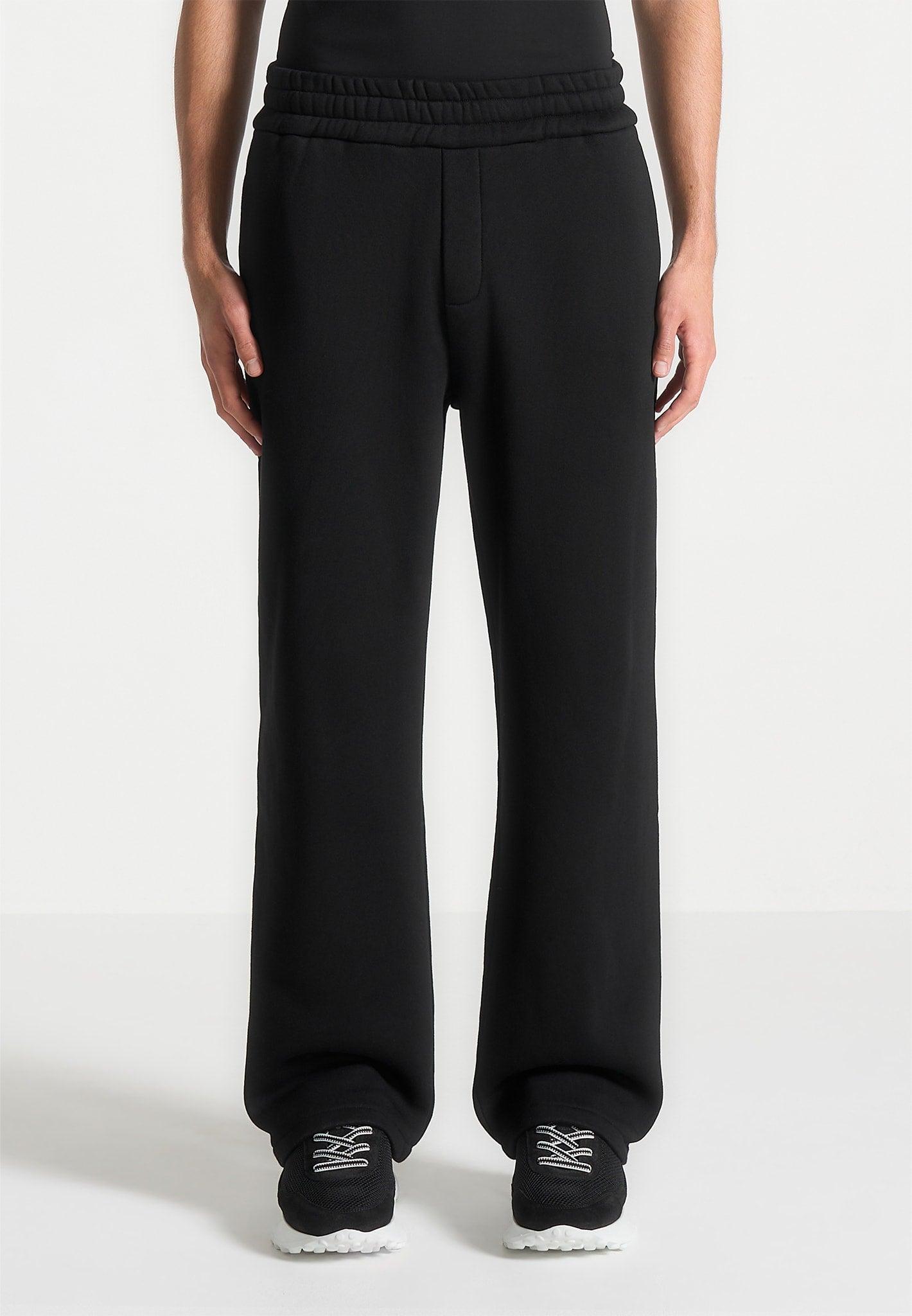 Marcel - Whipstitch Relaxed Jogger - Black Male Product Image
