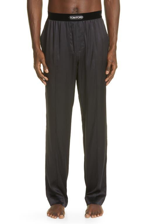 Mens Silk Logo Pajama Pants Product Image