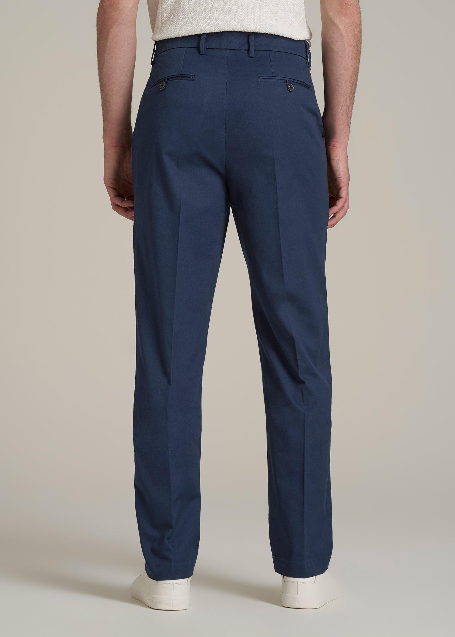 Refined Chinos for Tall Men in Navy Product Image