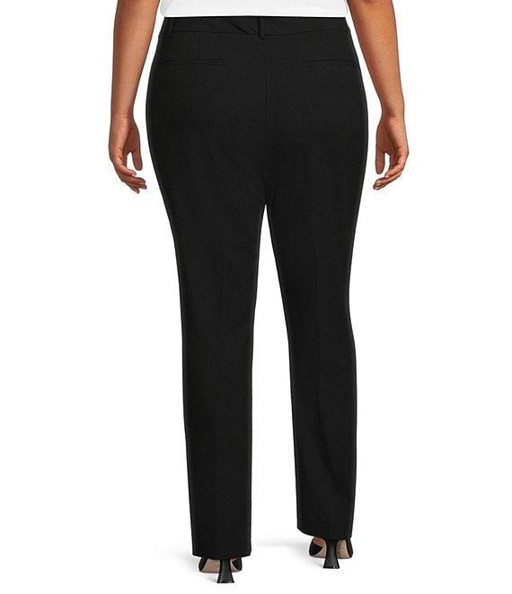 Calvin Klein Plus Size Curvy Fit Straight Leg Pants Product Image