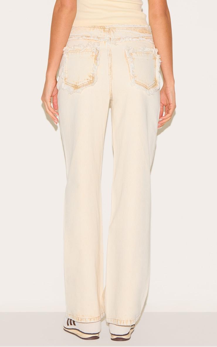 Sand Low Rise No Waistband Straight Leg Product Image