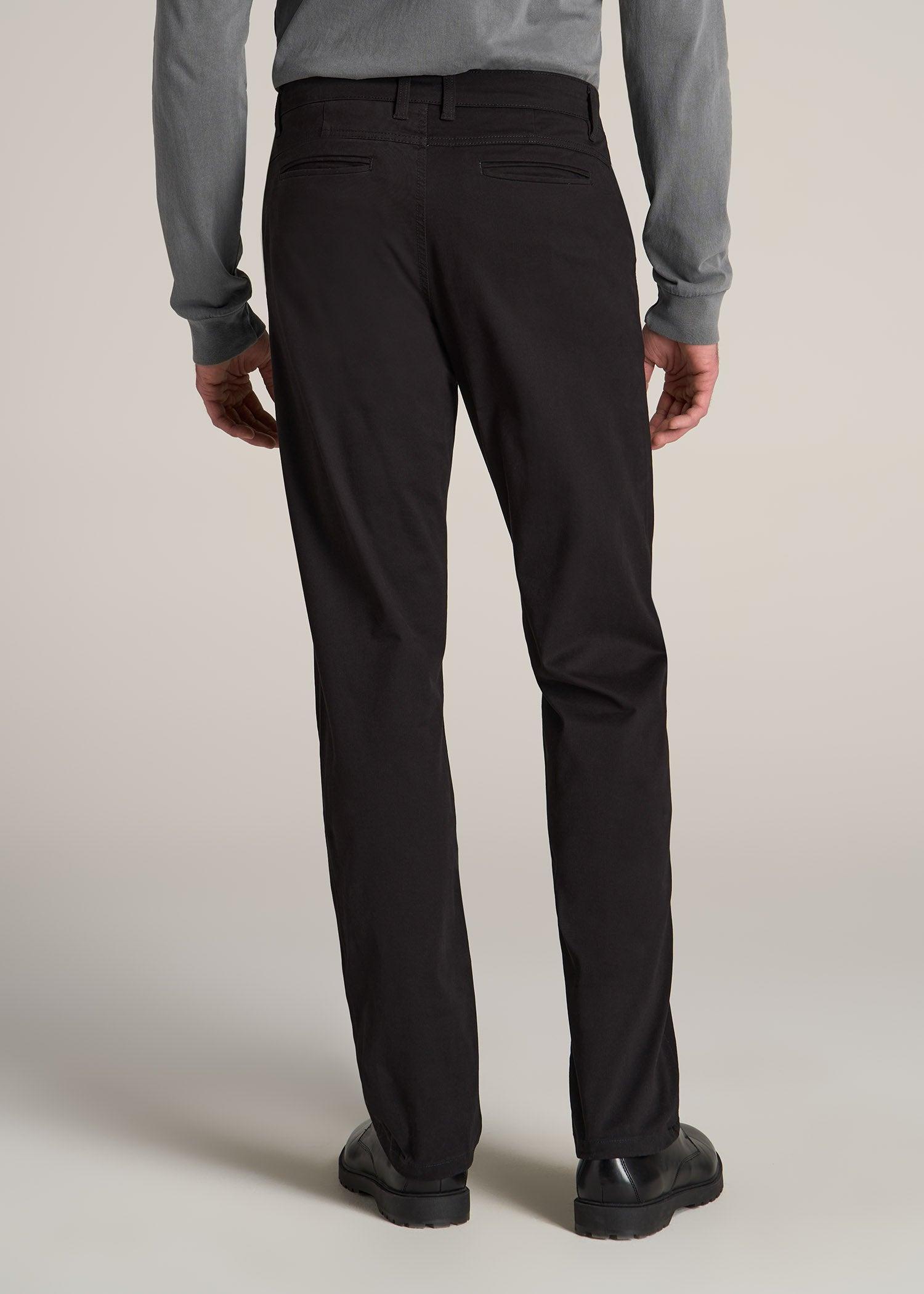J1 STRAIGHT Leg Chinos for Tall Men in Chocolate Product Image