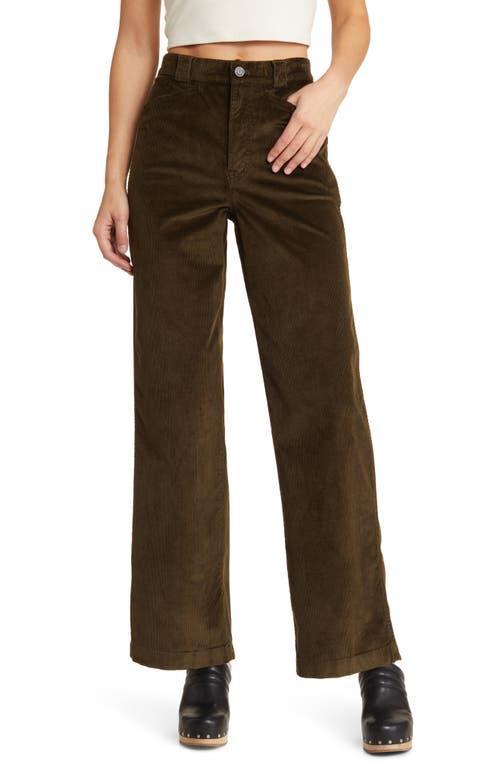 Madewell Emmett 2.0 Wide-Leg Pants in Corduroy (Fresh Cider) Women's Clothing Product Image